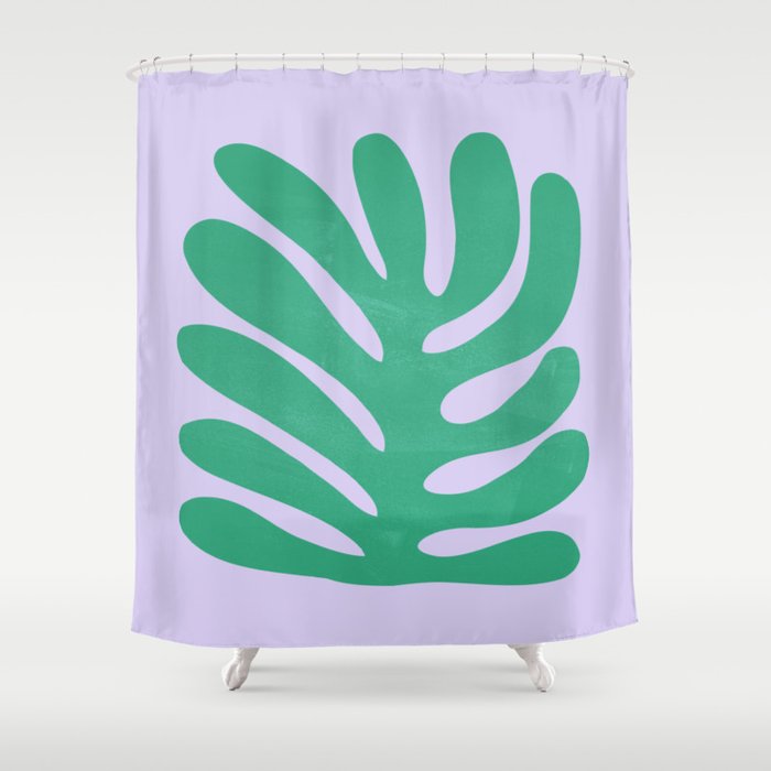 Mint & Moon Raker: Matisse Paper Cutouts 08 Shower Curtain Gallery Image 1