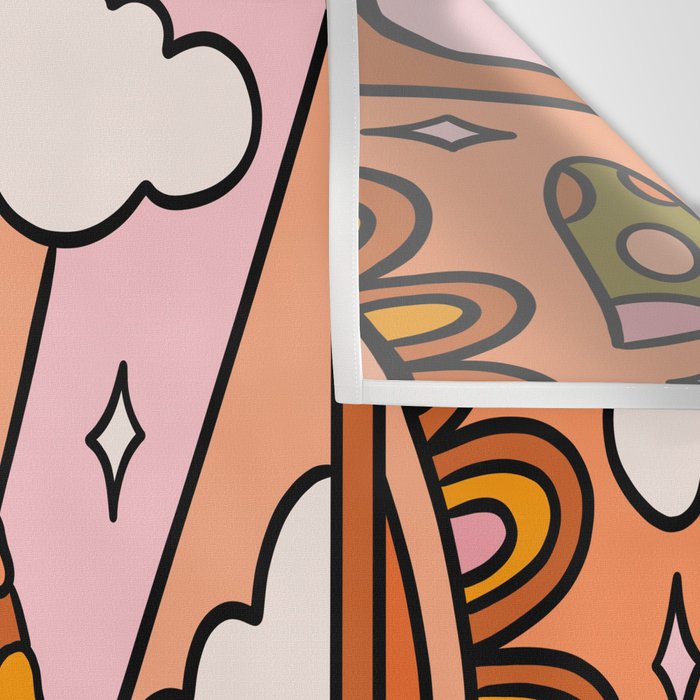 0. The Fool Mushroom Wall Tapestry Gallery Image 3