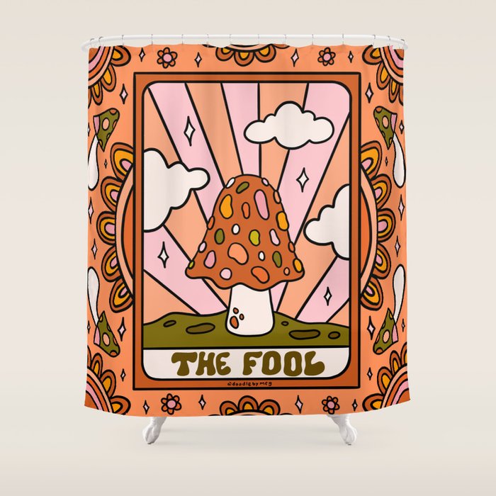 0. The Fool Mushroom Shower Curtain Gallery Image 1