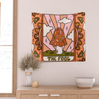 0. The Fool Mushroom Wall Tapestry Gallery Image 2