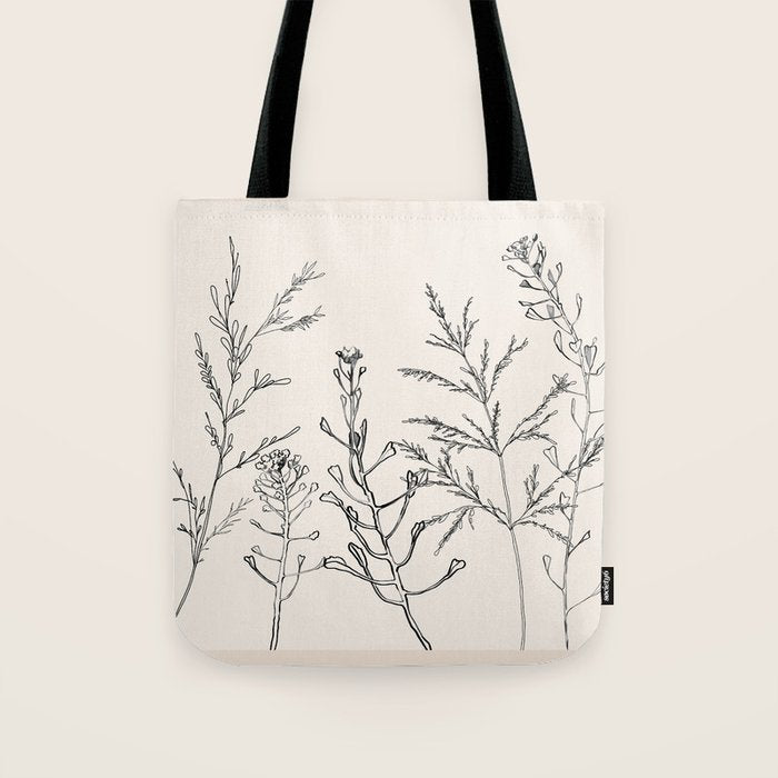Minimalist Grass 2 Tote Bag Gallery Image 1
