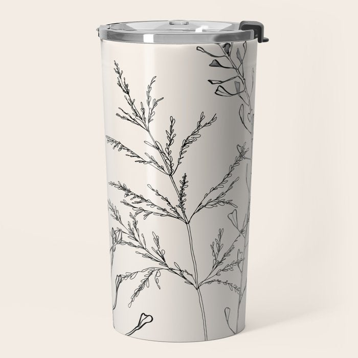 Minimalist Grass 2 Travel Mug Gallery Image 2