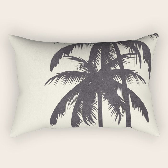Palm Trees No 2 Rectangular Pillow Gallery Image 1
