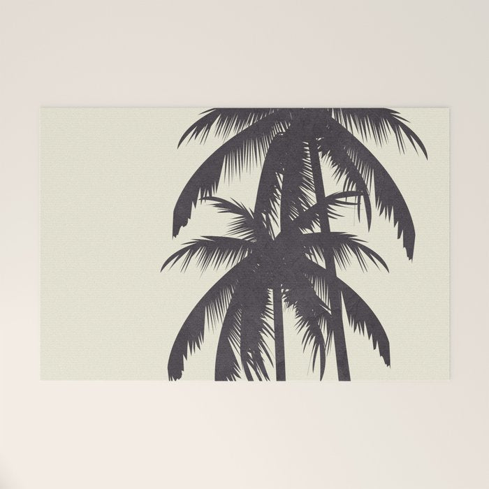 Palm Trees No 2 Welcome Mat Gallery Image 1