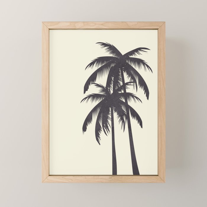 Palm Trees No 2 Mini Art Print Gallery Image 1