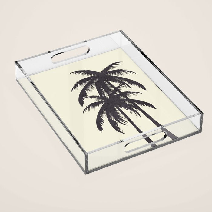 Palm Trees No 2 Acrylic Tray Gallery Image 1