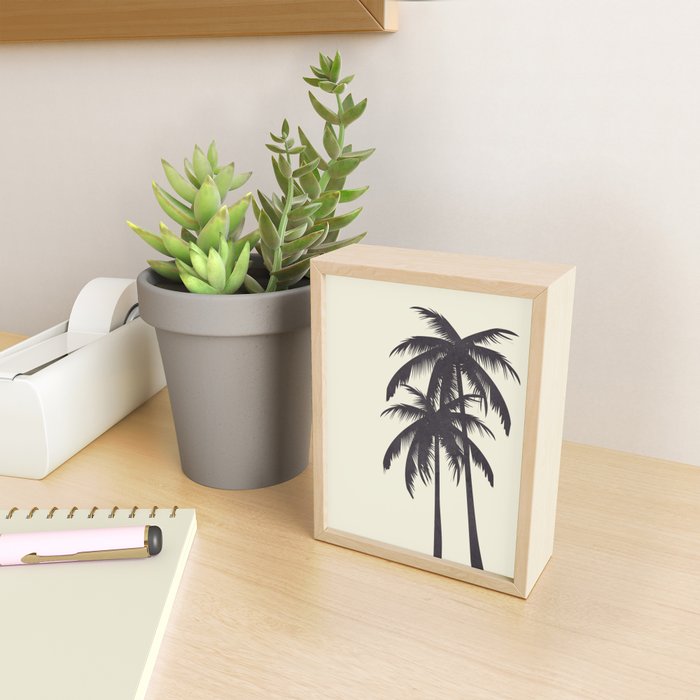 Palm Trees No 2 Mini Art Print Gallery Image 2