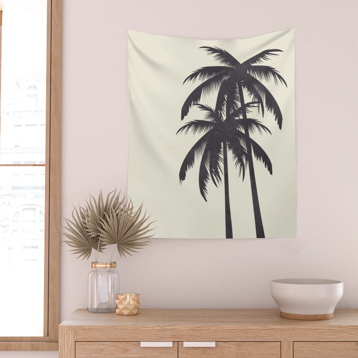 Palm Trees No 2 Wall Tapestry Gallery Image 2