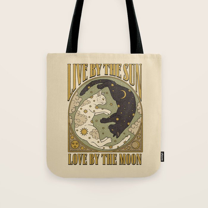 Sun and Moon Tote Bag Gallery Image 1