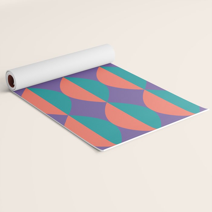 Passion Flower Geometry Yoga Mat Gallery Image 2