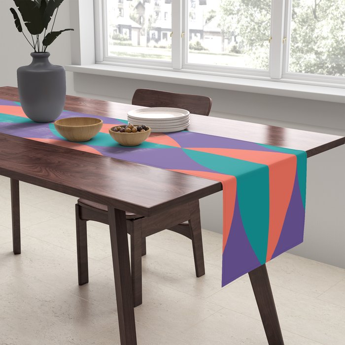 Passion Flower Geometry Table Runner Gallery Image 2