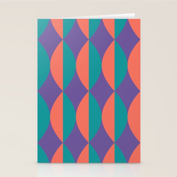 Passion Flower Geometry Stationery Card Gallery Image 1