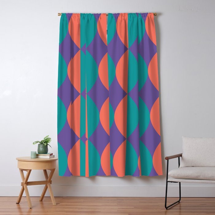 Passion Flower Geometry Window Curtain Gallery Image 5