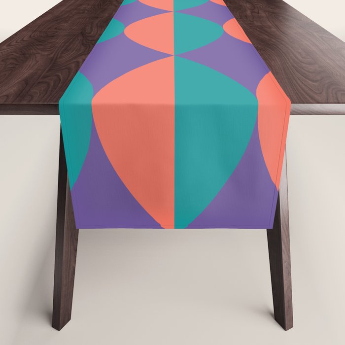 Passion Flower Geometry Table Runner Gallery Image 1