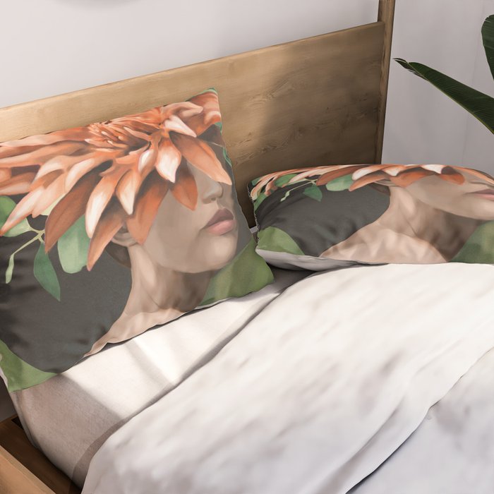 Veiled by Bloom 2 Pillow Sham Gallery Image 2