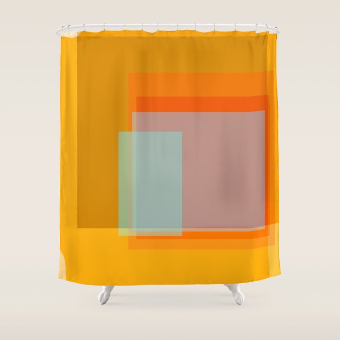 Glass Shower Curtain