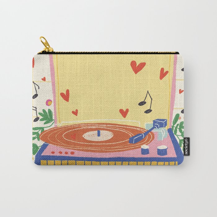Vinyl love Carry All Pouch Gallery Image 1