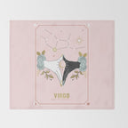Virgo Zodiac Series Throw Blanket Gallery Image 2