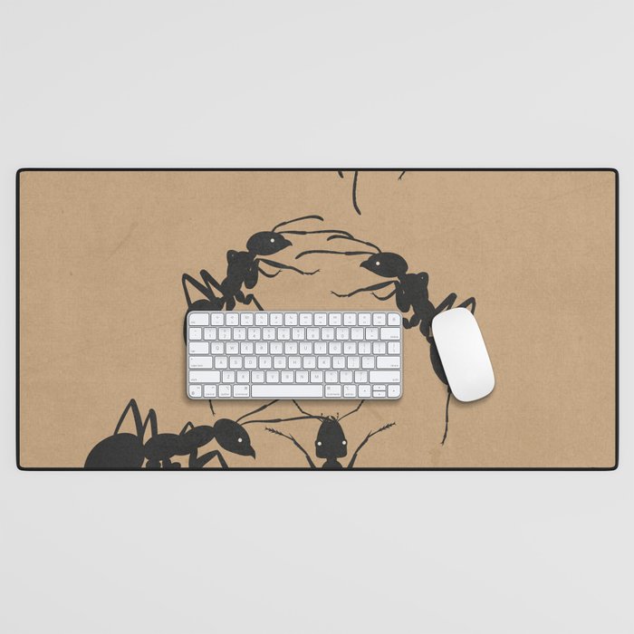 Ants in Formation 5 Desk Mat Gallery Image 1