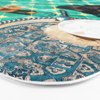 Chai, India Culture & People Painting, Exotic Travel Places Tea Bohemian Colorful Morocco Turkish Bath Mat Gallery Image 3