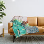 Chai, India Culture & People Painting, Exotic Travel Places Tea Bohemian Colorful Morocco Turkish Throw Blanket Gallery Image 1