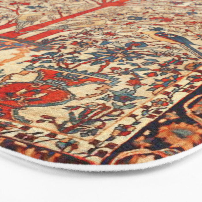 Antique Persian Tree Of Life Rug Print  Bath Mat Gallery Image 3