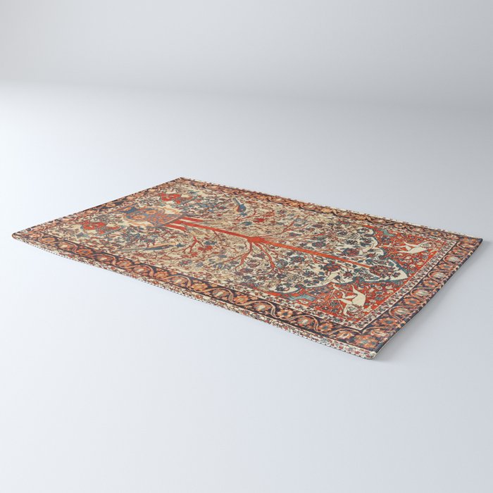 Antique Persian Tree Of Life Rug Print  Rug Gallery Image 3