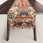 Antique Persian Tree Of Life Rug Print  Table Runner Gallery Image 1