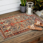 Antique Persian Tree Of Life Rug Print  Outdoor Rug Gallery Image 2
