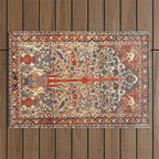 Antique Persian Tree Of Life Rug Print  Outdoor Rug Gallery Image 1