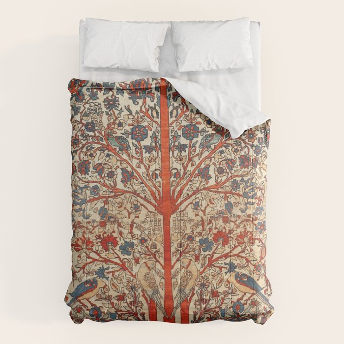 Antique Persian Tree Of Life Rug Print  Comforter Gallery Image 6