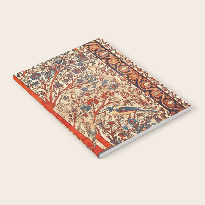 Antique Persian Tree Of Life Rug Print  Notebook Gallery Image 2
