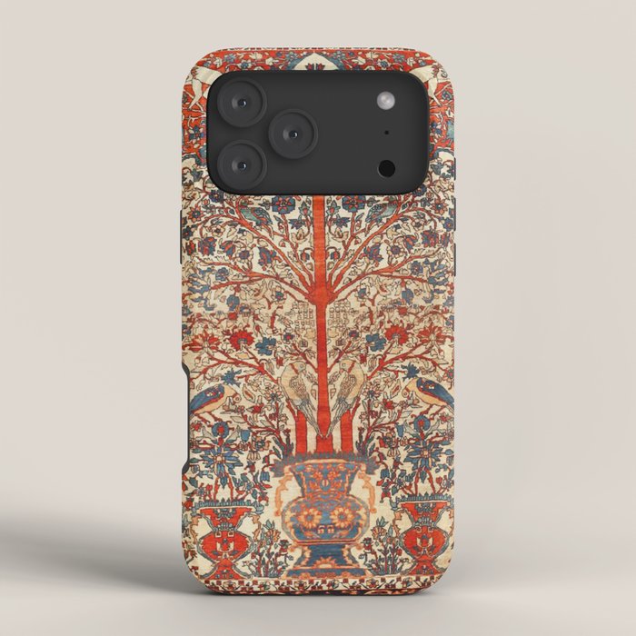 Antique Persian Tree Of Life Rug Print  iPhone Case Gallery Image 4