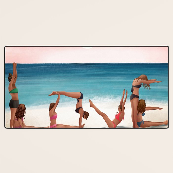 Sunset Love Desk Mat Gallery Image 3