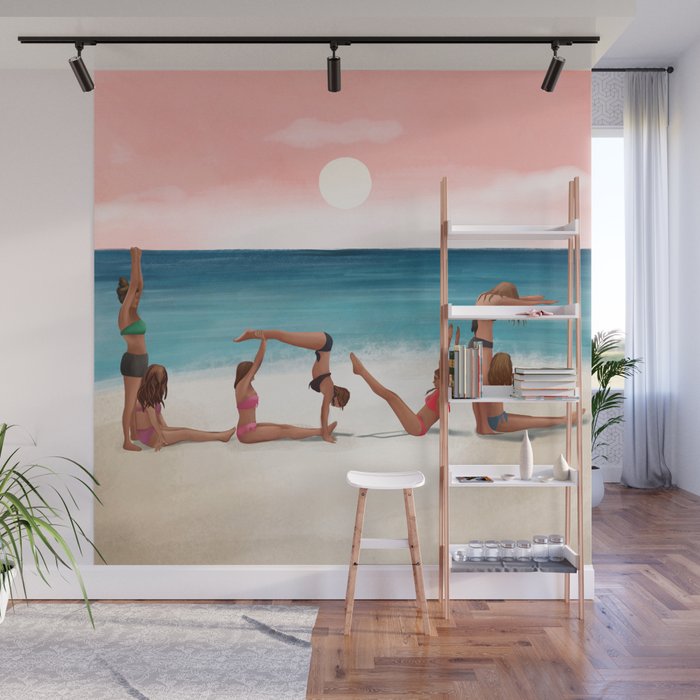 Sunset Love Wall Mural Gallery Image 1