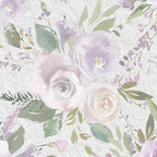 Lavender pastel green white watercolor floral pattern Coffee Mug Gallery Image 2