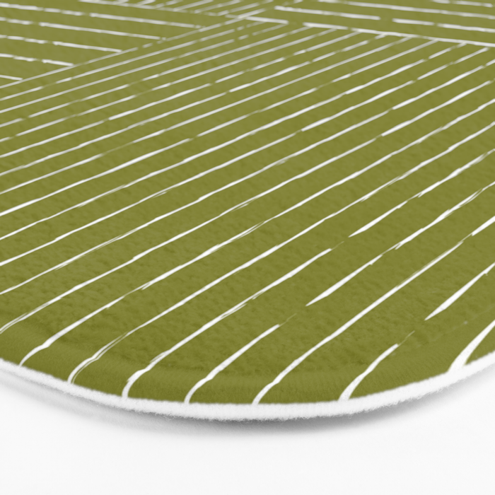 Line III (Matcha Green) Bath Mat Gallery Image 3