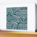 Aquamarine Brush Rivers Wall Mural Gallery Image 2
