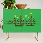 Music notes garden Credenza Gallery Image 1