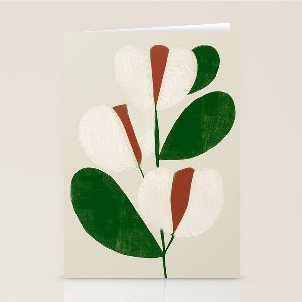 Winter Petals Stationery Card Gallery Image 2