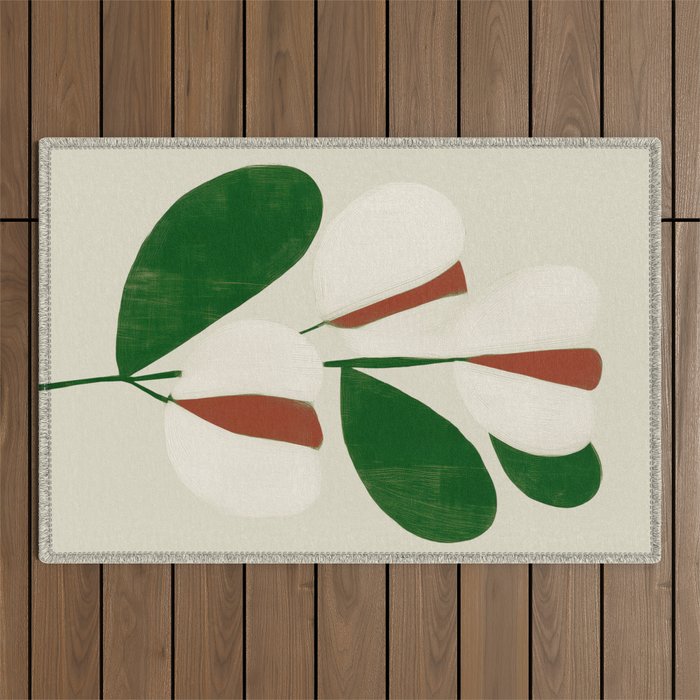Winter Petals Outdoor Rug Gallery Image 1