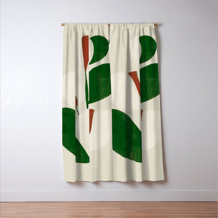 Winter Petals Window Curtain Gallery Image 3