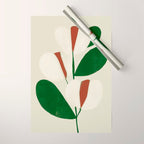 Winter Petals Wrapping Paper Gallery Image 1