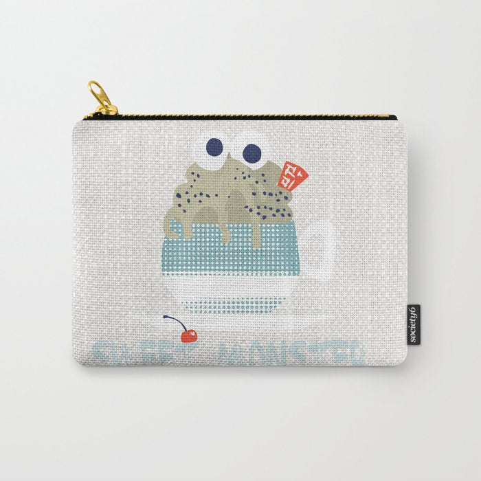 Sweet monster cupcake mint Carry All Pouch Gallery Image 1