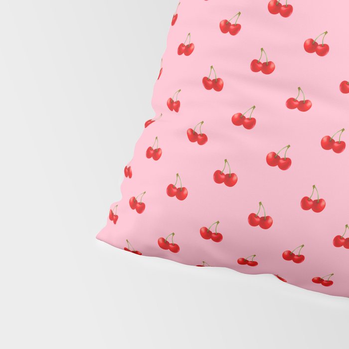 Y2K Cherries - Pink Pattern Miniature Pillow Sham Gallery Image 4