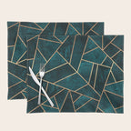Deep Teal Stone Placemat Gallery Image 1
