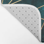 Deep Teal Stone Bath Mat Gallery Image 2