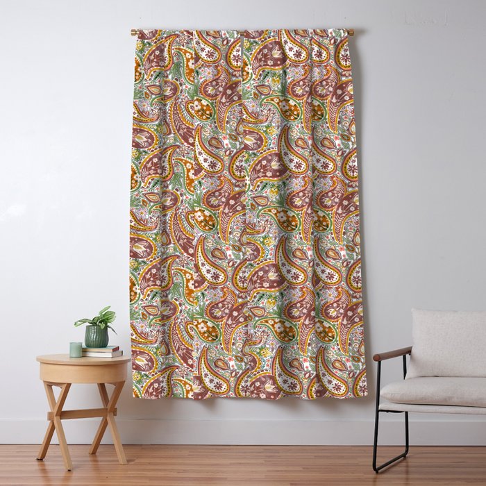 Rustic Paisley Delight Window Curtain Gallery Image 5