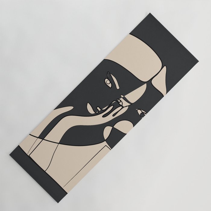Abstract Faces 14 Yoga Mat Gallery Image 1