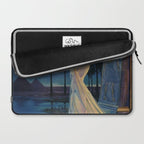 Melody of Ancient Egypt Art Deco romantic female figure by the River Nile painting by Henry Clive Laptop Sleeve Gallery Image 2